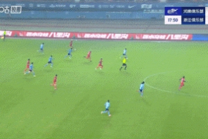 躲不開啊！卡多索射門被撲，李提香不慎自擺烏龍，河南1-0浙江