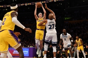 周三競彩籃球強檔：湖人再戰(zhàn)森林狼 王牌球員齊缺陣