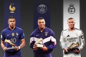 超級(jí)射手！姆巴佩已集齊歐洲金靴、歐冠金靴、世界杯金靴